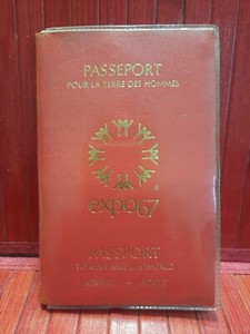 Passeport Adulte EXPO 67 - Tampons D'origine - Exposition Universelle Montréal 1967