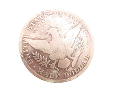 925 Sterling Silver Vintage Ring Solid Large Half US Dollar Coin Sz 7 RG31643