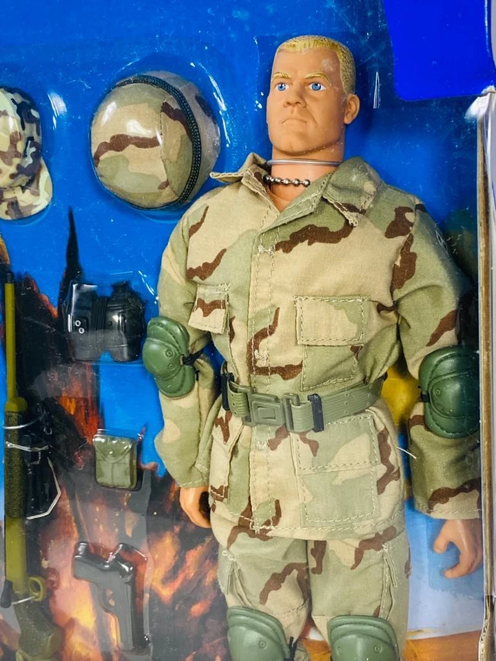 FIGURA HASBRO 1/6 12 PULGADAS GI JOE MARINA DESIERTO FRANCOTIRADOR SOLDADO MILITAR NUEVO EN CAJA Foto 2 de 4