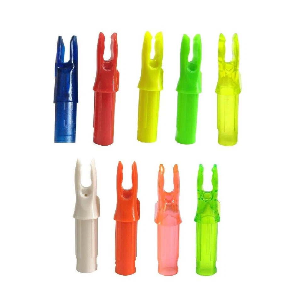 50PCS Arrow Nocks ID6.2mm Insert Tails Plastic Archery Arrow shaft bow DIY + - Image 3 of 4