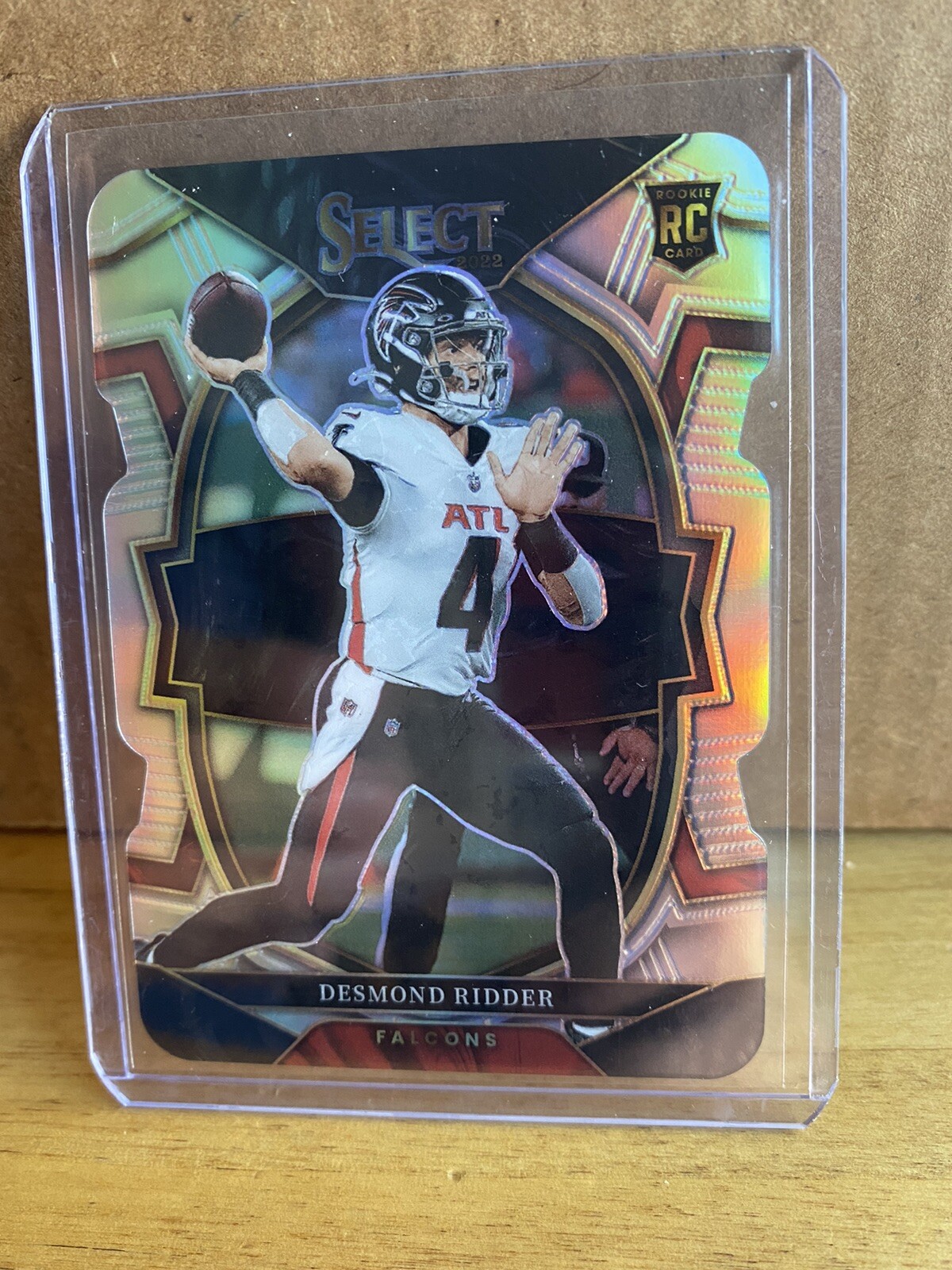 2022 Select Desmond Ridder Rookie RC Silver Holo Die Cut Prizm Concourse #36