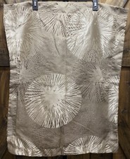 2 Standard Shams Tan/Brown Gold 100 Polyester 20 X 26 Coral Pattern