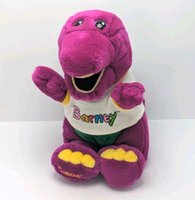 Barney 14 Dakin 1992 Toy Plush Stuffed Shirt Purple Dinosaur Lyons Partnership