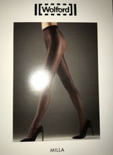 Wolford Milla Tights COLOR: Madeira / black SIZE: Small 14480