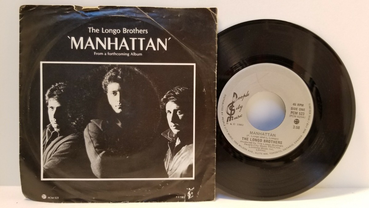 LONGO BROTHERS Manhattan / Nightwalk 45 RPM - Play Tested EX *D4