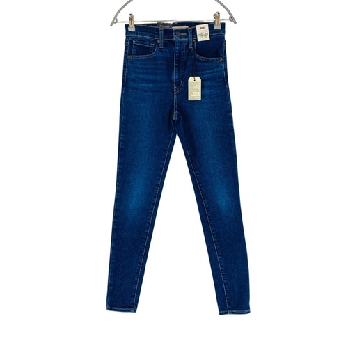 Levi's Premium Women's Dark Blue Mile High Rise Super Skinny Fit Jeans W28 L28