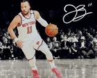JALEN BRUNSON - NEW YORK KNICKS -SPOTLIGHT - SILVER Autographed 8x10 Photo w/COA