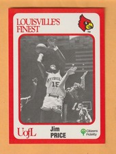 Jim Price Louisville Cardinals 1988 Card #61 Los Angeles Lakers