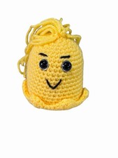 NEW Handmade Crochet Mini Monster Plushie acrylic yellow