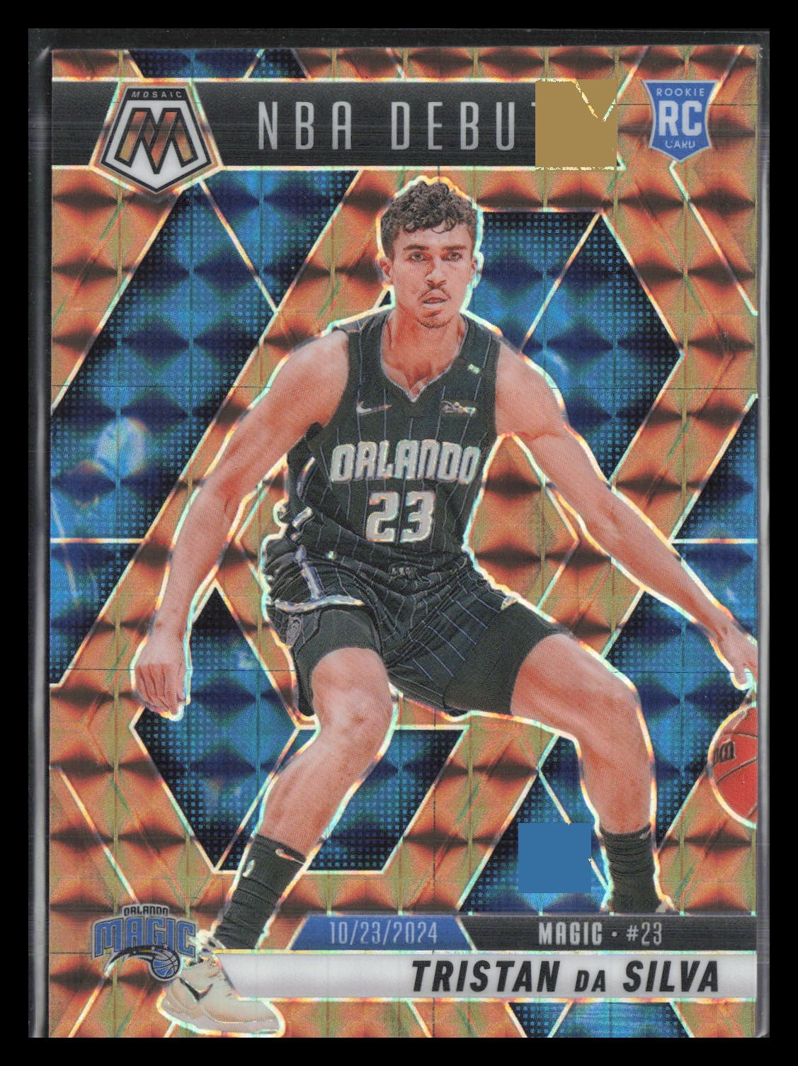 Tristan da Silva 2024-25 Panini Mosaic #266 Bronze Mosaic #/75 Rookie