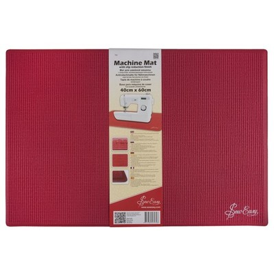 Sew Easy Slip Reduziermatte für Nähmaschine - rot - 40 x 60 cm