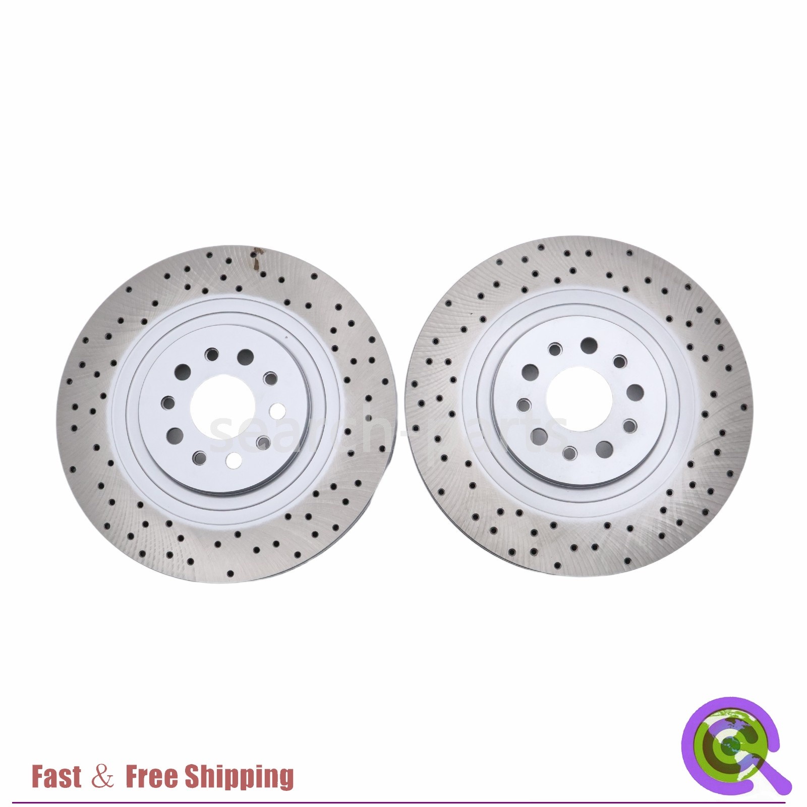 New For 2014-21 Maserati Ghibli Quattroporte Front Brake Rotors 2PCS 670030935