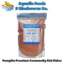 Pumpkin, Krill  Brine Shrimp Color Enhancing Premium Community Fish Flakes
