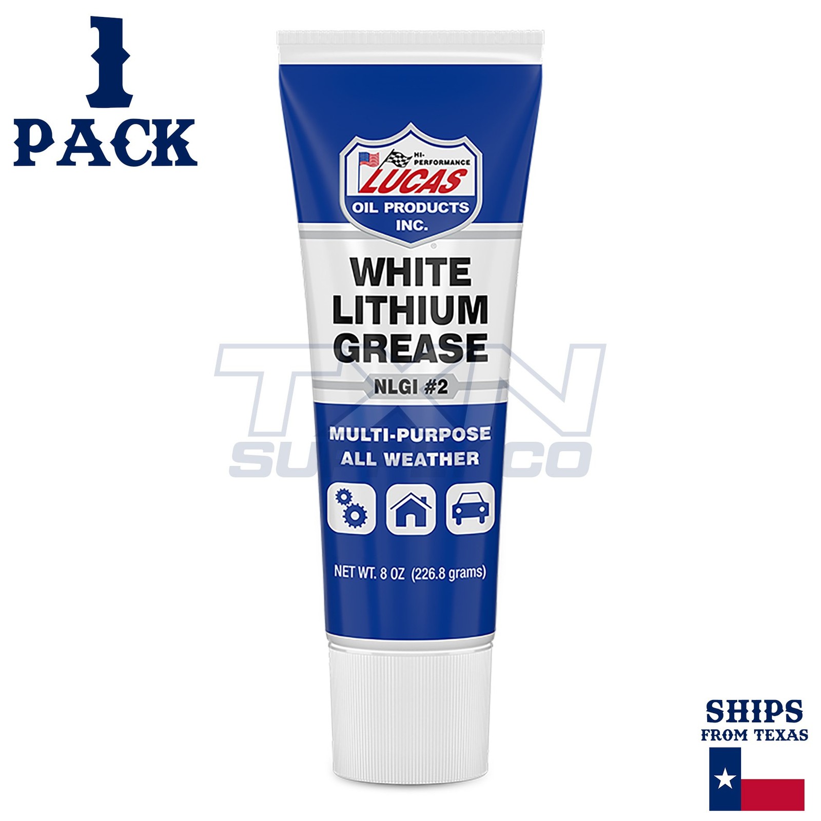 10533 White Lithium Grease - 8 Oz. Squeeze Tube