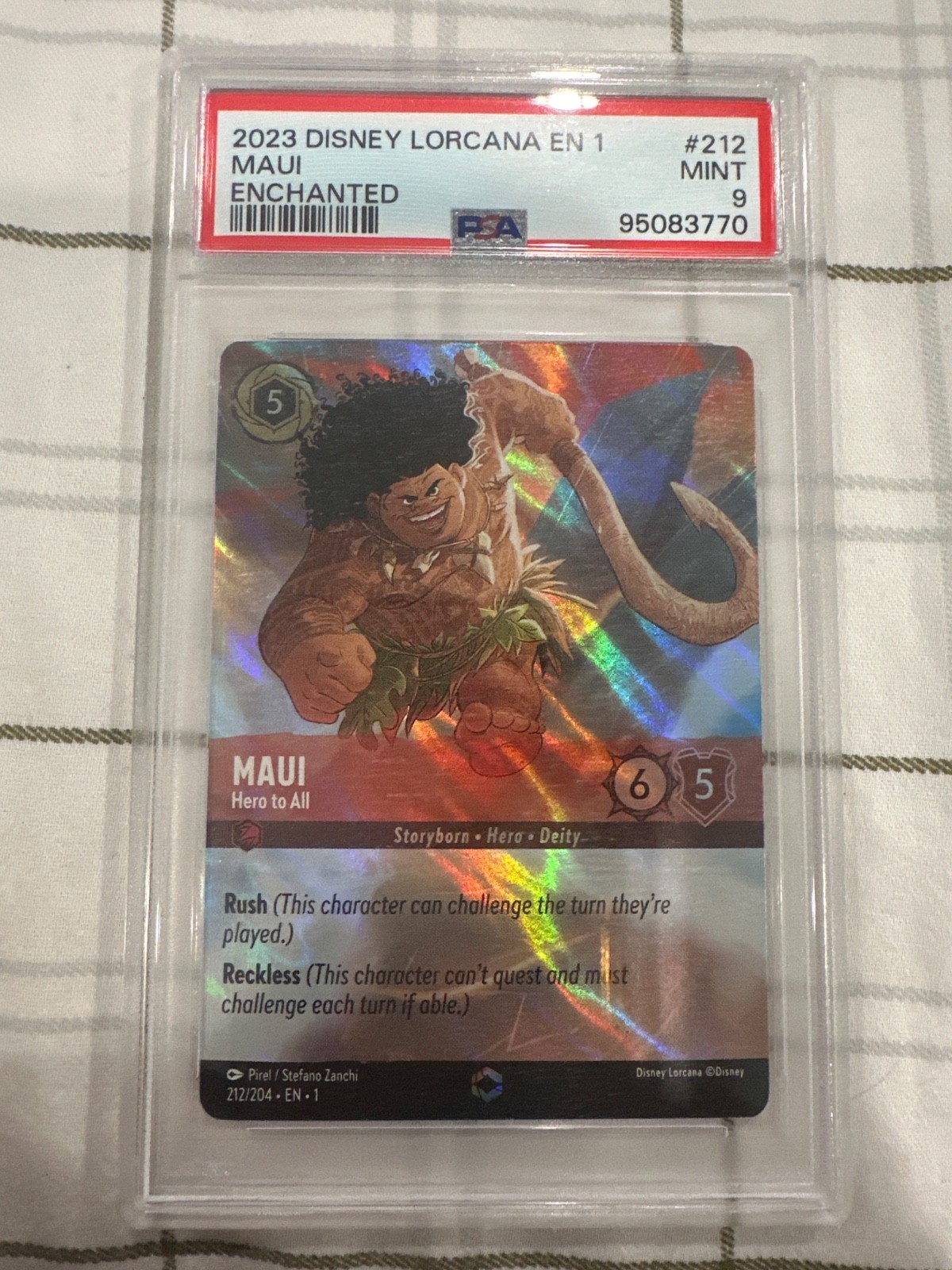 Maui Hero To All Enchanted PSA 9 The First Chapter ENCHANTED 212/204