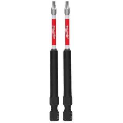 Milwaukee Electric - Shockwave Impact Duty 3-1/2 T10 BIT 2PK