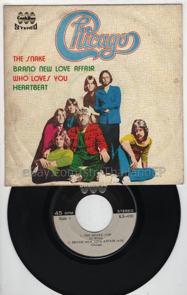 CHICAGO /FOUR SEASONS /SHOWADDYWADDY /AL WILSON THAI EP 7" THAILAND 45RPM - Imagem 2 de 3