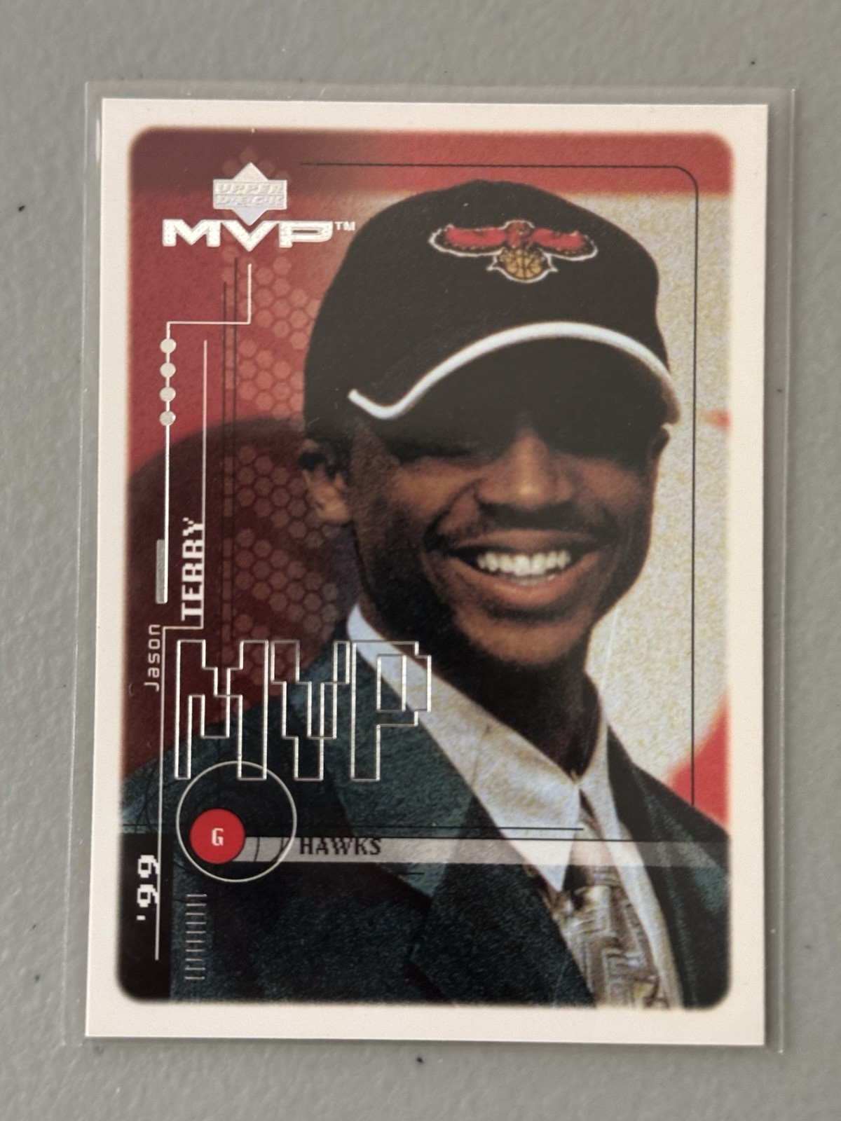 JASON TERRY 1999-00 Upper Deck MVP #215 RC Rookie Hawks Bucks Celtics Mavericks