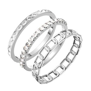 Authentic 3 Pack 14K Gold-Plated Non Tarnish Stacking Rings for Oura Gen 4/Ultrahuman/S...