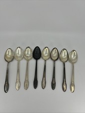 Vintage 1847 Rogers Bros First Love Table Spoons Silverware Flatware Art Deco