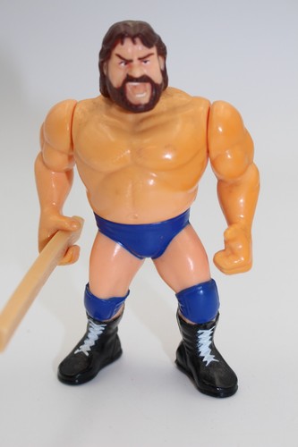 HASBRO WWF HACKSAW JIM DUGGAN WITH 2X4 WRESTLING A...