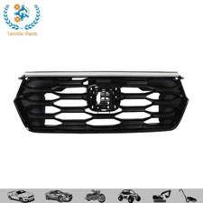 Chrome Glossy Black Front Bumper Upper Grille Assembly For Honda Pilot 2023 2024
