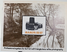 1972 Mamiya RB67 6x7 Camera Brochure Catalog Original L3A