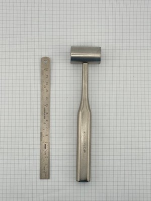 AESCULAP FL036R Dental Hammer 210g Kopf:130g Ø25mm OHNE Backen