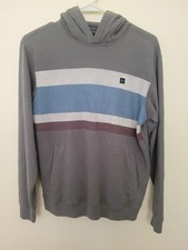 New Quiksilver Kershaw Pullover Hoodie Jacket Youth Fleece Boy M 12 Surf Skate