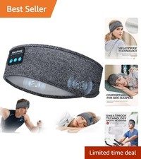 Wireless Sleep Headphones with Ultra-Thin Speakers - Perfect for Travel  Yoga