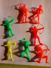 Tim Mee Cowboys Indians Lot of 7 Western Vintage