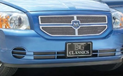 E&G Classics New 2007-2011 Dodge Caliber 2pc Fine Mesh Chrome Grille
