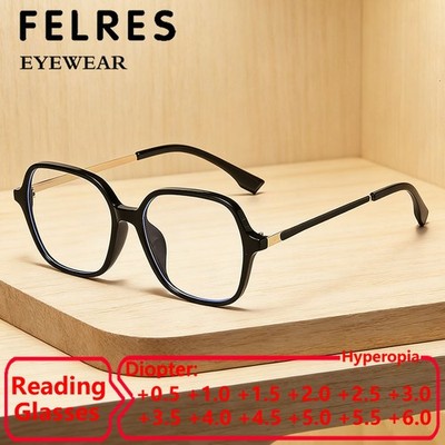 Men Women Blue Light Blocking Reading Glasses Clear Lens Presbyopic Glasses New