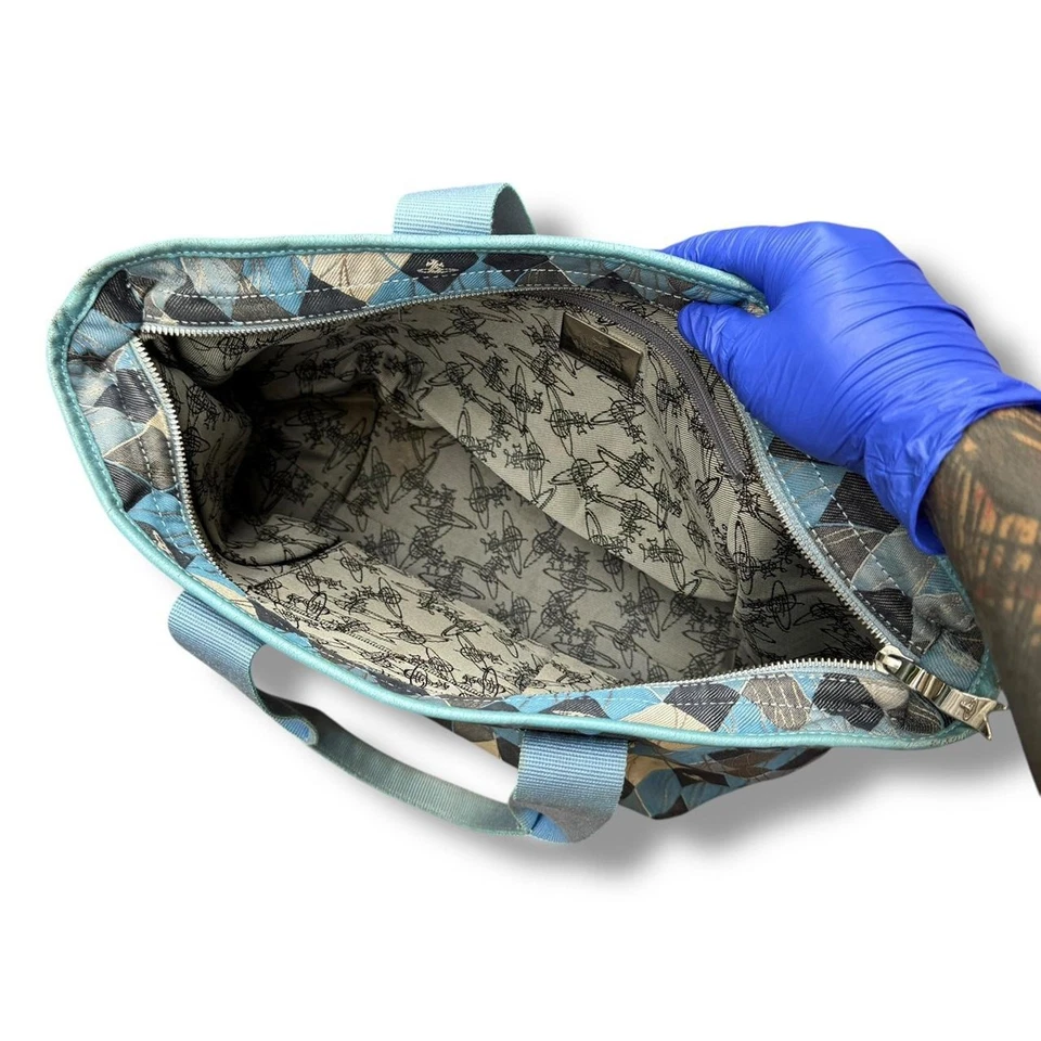 Bolso de Mano Vivienne Westwood Azul Argyle Foto 4 de 4