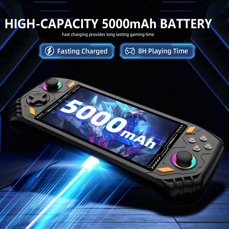 Mini Handheld Game Console 5.5" IPS Screen Retro Emulator Portable Retro Games
