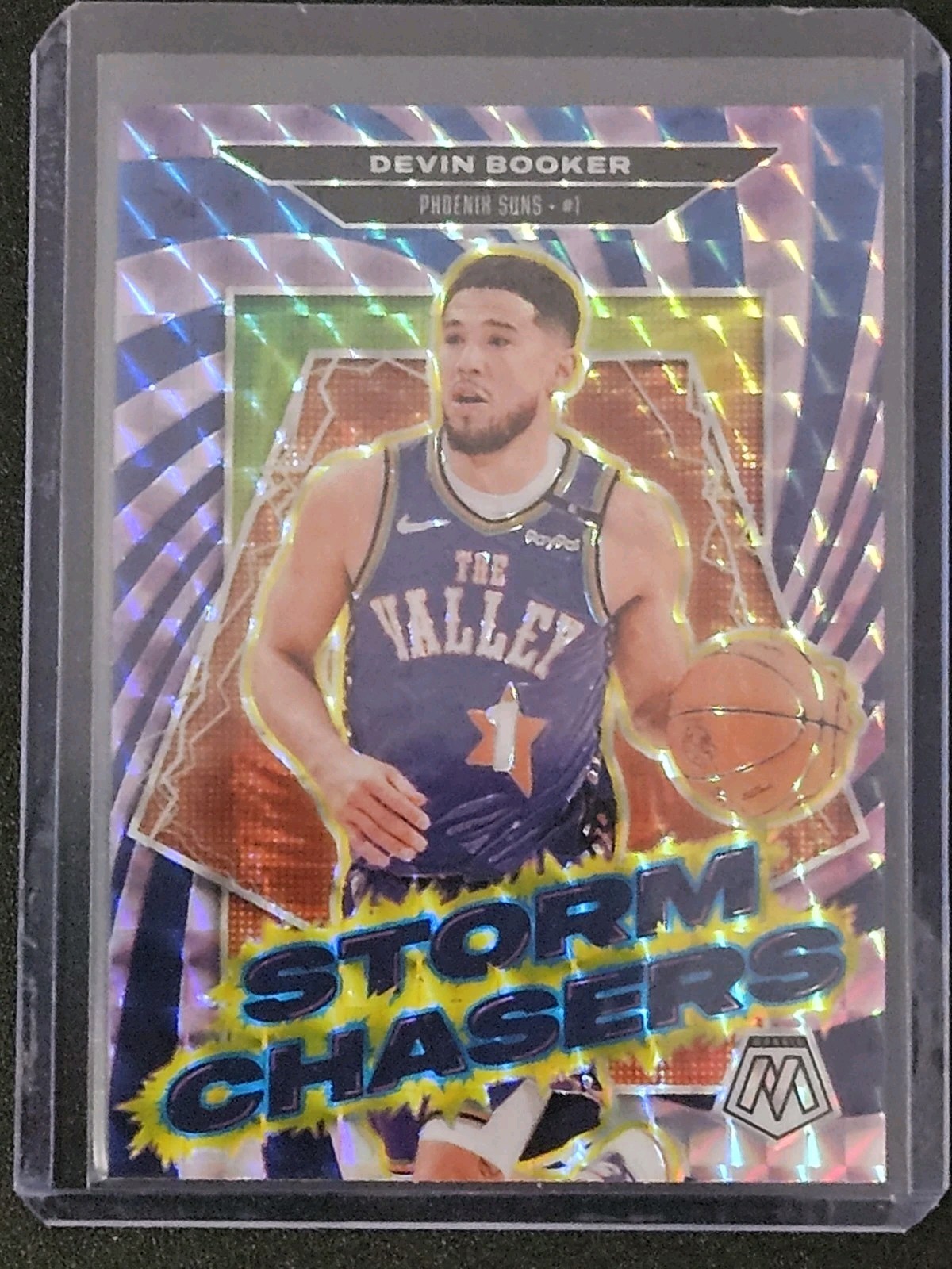 Devin Booker 2024-25 Panini Mosaic Storm Chasers #17