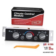 Front A/C Heater Climate Control Module Panel Without Rear Window 599-007