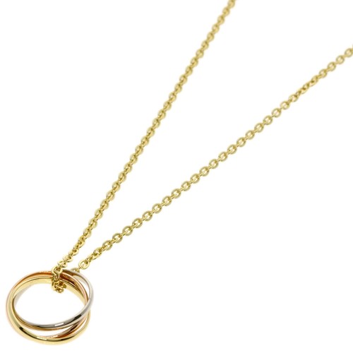 CARTIER  Trinity Necklace K18 Yellow Gold 18K Pink Gold Ladies [Used]