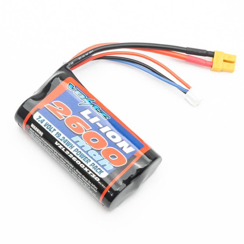 Voltz Li-Ion 7.4v 2600mah Battery W/XT30 Plug