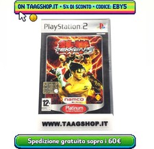 TEKKEN 5 PS2 PAL ITA PLATINUM  SONY PLAYSTATION 2 FAST SHIP 24H