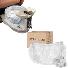 400 Pcs Clear Spa Pedicure Liners Disposable Foot Bath Bags for Salon & Home