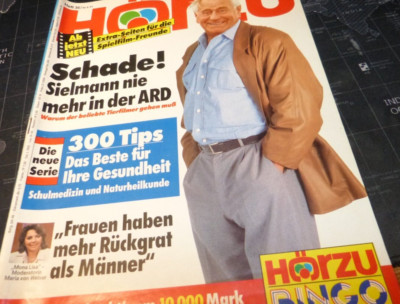 Hörzu 36/1991  Wim Thoelke/Heinz Sielmann/Star Trek 2/Baywatch-Hasselhoff/Mecki