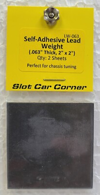 Slot Car Corner LW-063 Self-Adhesive Chassis Lead 0.063'' 1/32 Slot Car Part