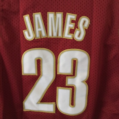 NBA ユニフォーム バスケ 23 レブロン・ジェームズ cleveland NBA CAVS JAMES #23 レブロン・ジェームズ reebok リーボック製
