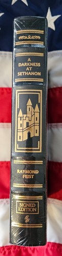 NEW SEAED Darkness at Sethanon Raymond Feist Easton Press Deluxe Leather Signed - Picture 3 of 7