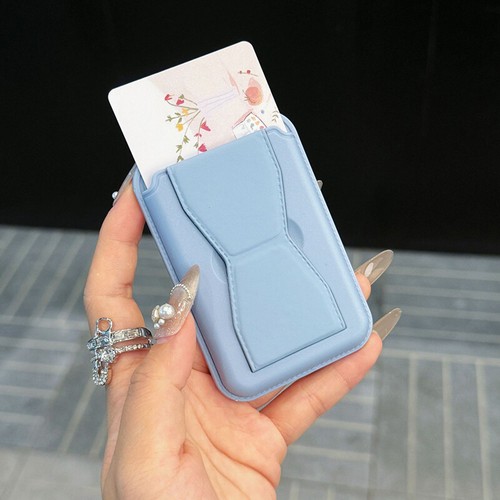 Porte-cartes à dos de téléphone coloré pliable pour iPhone pour Magsafe -* - Zdjęcie 7 z 29
