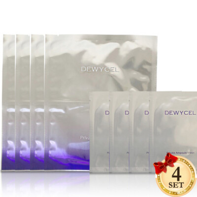 DEWYCEL Private Care Mask 4EA Premium VVIP treatment 3-step Mask Set K-Beauty