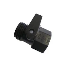12365 Heavy Duty Plastic Garden Hose Shut-Off Valve Connector for Sprinklers