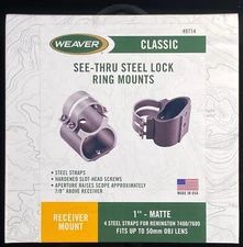 Weaver See-Thru Scope Mounts for Remington 7400 & 7600 Rifles - 49714