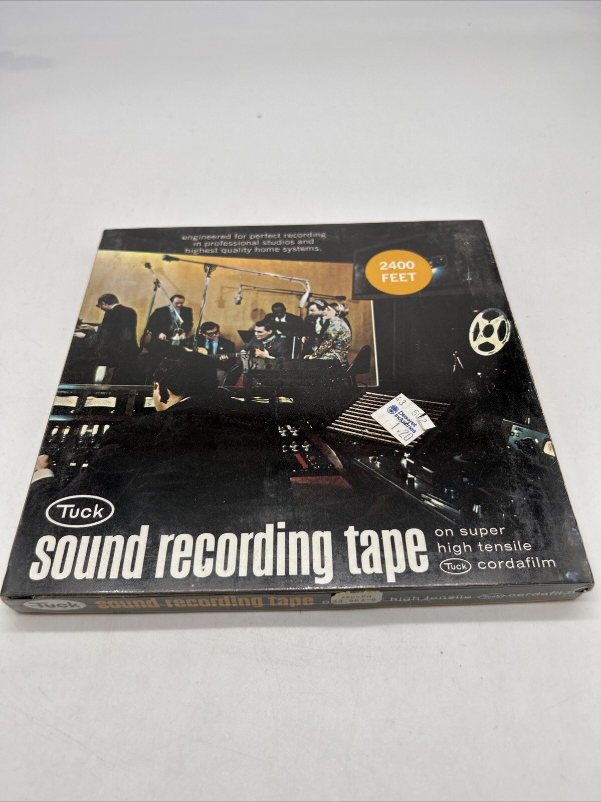 Tuck Sound Recording Tape 2400 ft Super High Tensile Cordafilm - NEW / SEALED